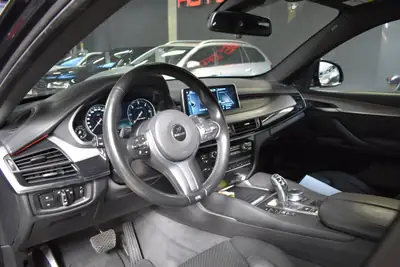 BMW X6 M50d Steptronic — SUV coupé diesel 381 ch, sans accident, service gratuit 10 ans — Miniature 19