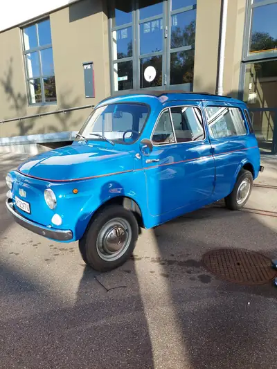 Autobianchi Bianchina Giardiniera 1974 — Voiture de collection inspectée, kilométrage d'origine — vue extérieure