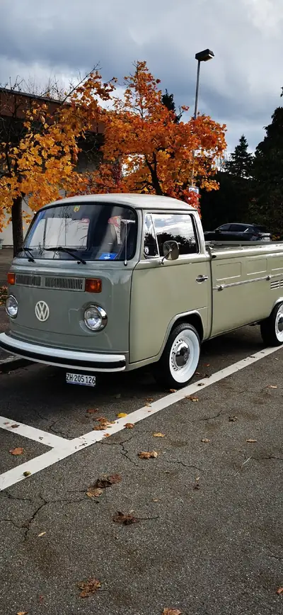 VW T2 Pick up 1979 — Le classique utilitaire des années 70, état impeccable — Seitenansicht