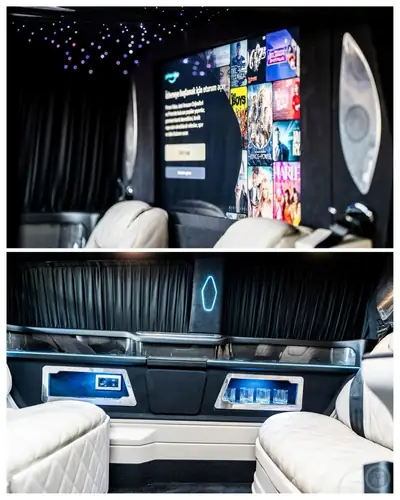 Mercedes-Benz V 300 d Extralang 4Matic — Monospace premium avec transformation luxe certifiée — arrière