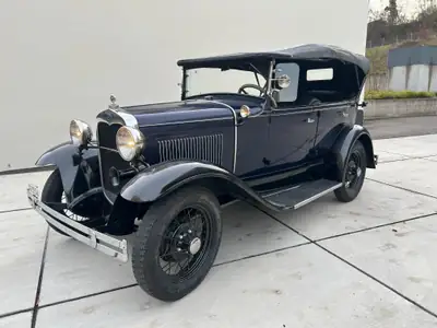 Ford Model A Phaeton Deluxe 1930 — Cabriolet restauré, motorisation révisée & prêt à rouler — vue extérieure