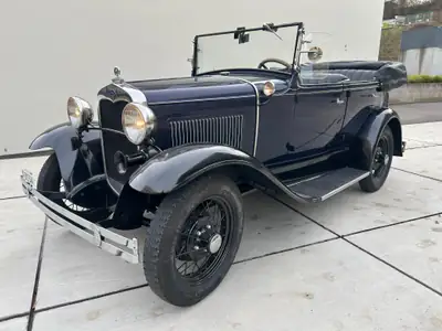 Ford Model A Phaeton Deluxe 1930 — Cabriolet restauré, motorisation révisée & prêt à rouler — détail