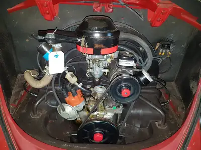 Volkswagen Käfer 1961 — L'icône automobile vintage, moteur d'époque authentique — Heckansicht