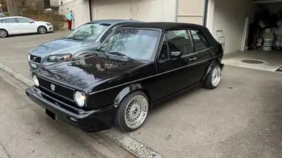VW Golf Cabrio 1800 Sport-Line — Roadster classique des années 90, sans accident — Außenansicht