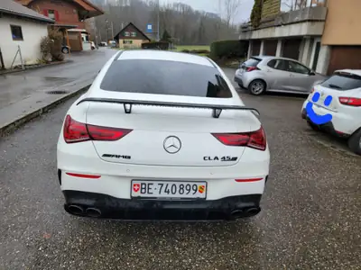 Mercedes-Benz CLA 45 S AMG 4Matic+ — Berline sportive 422 ch, très faible kilométrage — Heckansicht