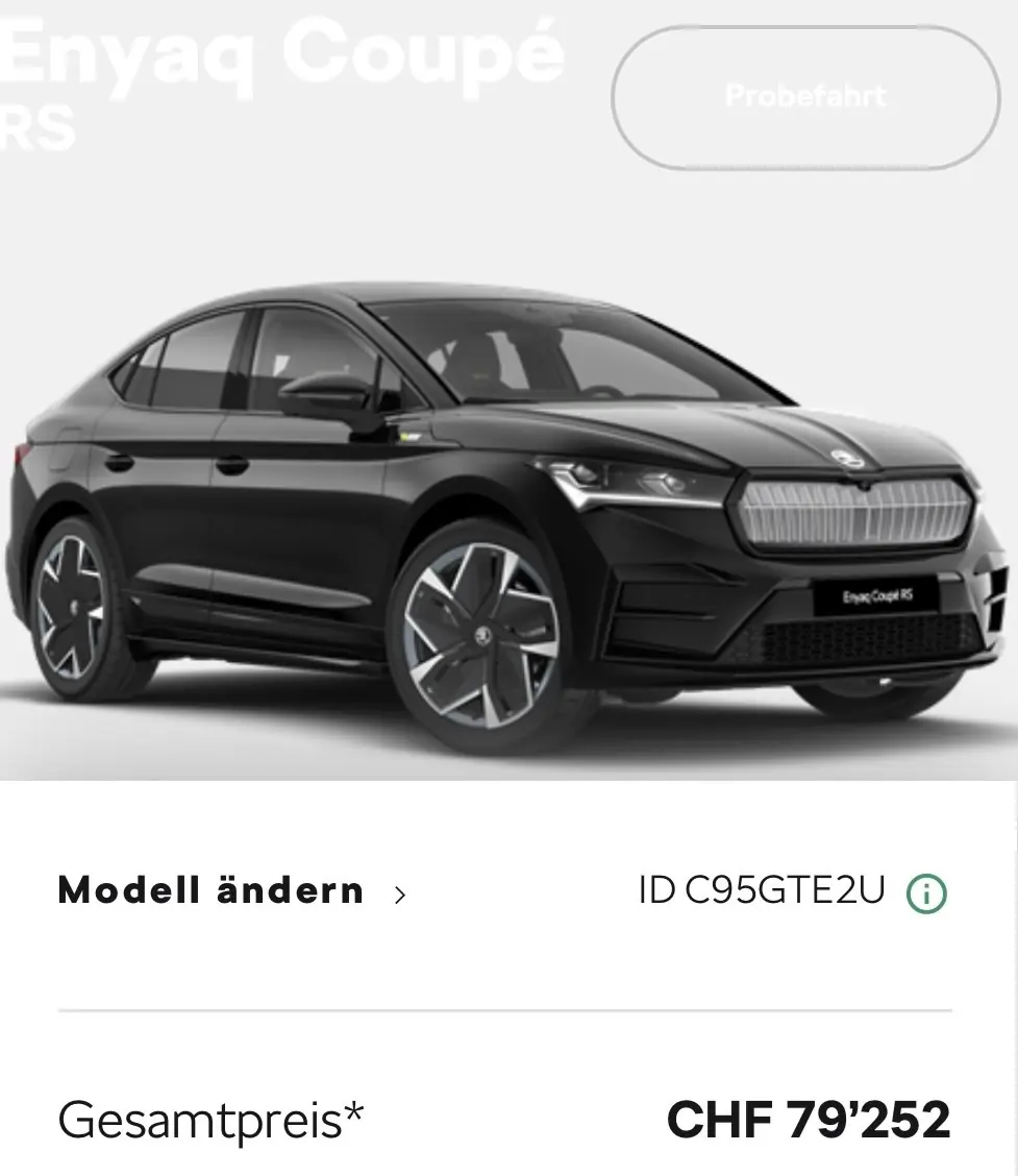 Skoda Enyaq Iv 2023 occasion Riehen — 2