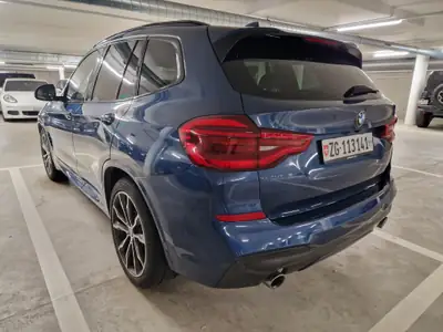 BMW X3 xDrive 30d M Sport — SUV premium diesel, 70'550 km seulement — vista posteriore