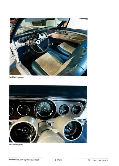 Ford Mustang Fastback GT 1965 — Légende américaine, état concours, rare et expertisée — Miniature 11