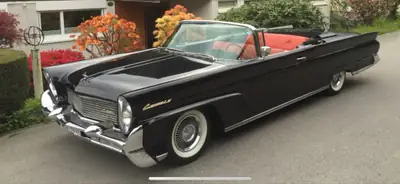 Lincoln Continental Mark 3 1958 — Cabriolet légendaire V8, 6 places, état impeccable — vue extérieure