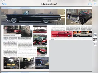 Lincoln Continental Mark 3 1958 — Cabriolet légendaire V8, 6 places, état impeccable — Miniature 9