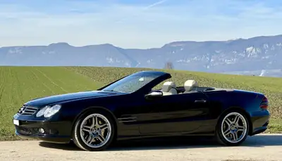 Mercedes-Benz SL 600 — Cabriolet légendaire, 500 ch et état d'origine exceptionnel — vista esterna
