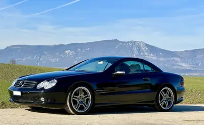 Mercedes-Benz SL 600 — Cabriolet légendaire, 500 ch et état d'origine exceptionnel — fianco