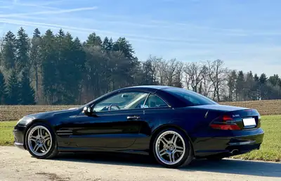 Mercedes-Benz SL 600 — Cabriolet légendaire, 500 ch et état d'origine exceptionnel — dettaglio