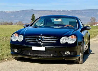 Mercedes-Benz SL 600 — Cabriolet légendaire, 500 ch et état d'origine exceptionnel — cruscotto