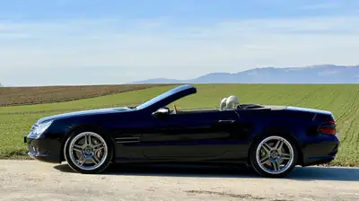 Mercedes-Benz SL 600 — Cabriolet légendaire, 500 ch et état d'origine exceptionnel — Miniatura 7