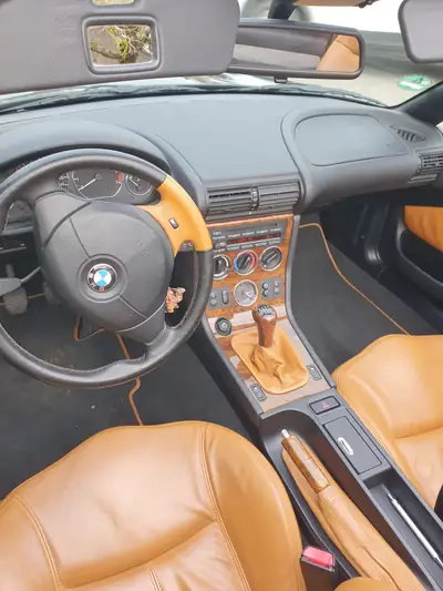 BMW Z3 2.2i Roadster M-Sport — Cabriolet sportif de prestige, entretien récent — Heckansicht