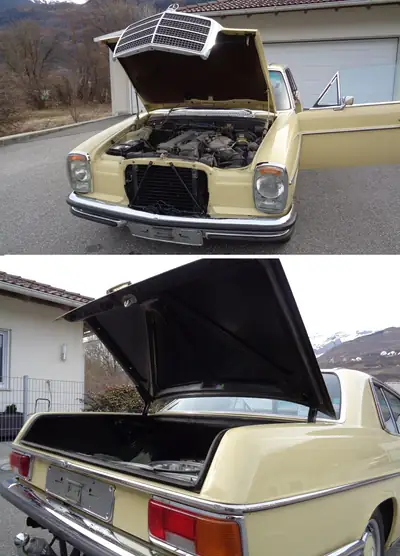 Mercedes-Benz 280 CE — Coupé classique 1973, motorisation 185 ch, première main — Miniature 17