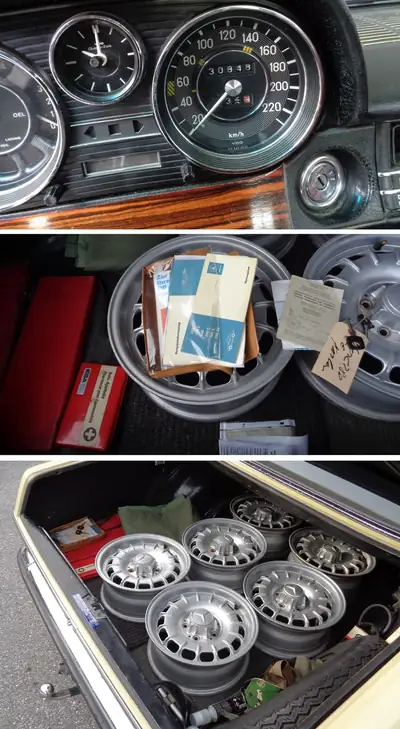Mercedes-Benz 280 CE — Coupé classique 1973, motorisation 185 ch, première main — Miniature 20