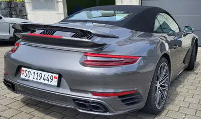 Porsche 911 Turbo S Cabrio PDK — Supercar décapotable, 580 ch et garantie jusqu'à 2028 — Thumbnail 16
