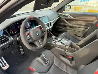 BMW M4 CSL Coupé 2022 — Performance extrême, seulement 1750 km, finition Frozen Brooklyn Grey — Miniatura 8