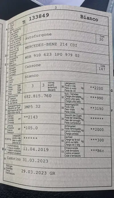 Mercedes-Benz Sprinter 214 CDI — Utilitaire fiable, 125'000 km, diesel économe — Miniatur 7