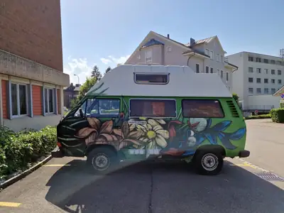 VW T3 Typ 2 — Le classique camping-car des années 80, authentique et fiable — détail