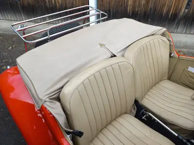 MG TF 1956 — Cabriolet anglais classique, seulement 5200 km — tableau de bord
