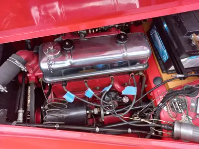 MG TF 1956 — Cabriolet anglais classique, seulement 5200 km — Miniature 8