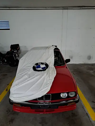BMW 325 Cabrio 1988 — Chef-d'œuvre cabriolet vintage avec immatriculation collection — Miniatur 20
