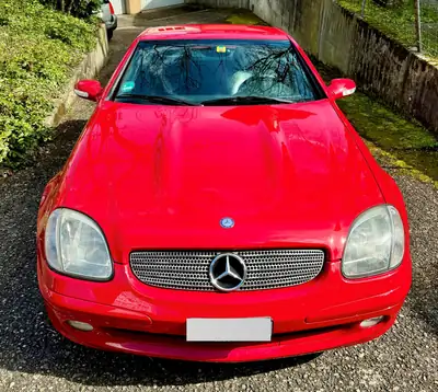 Mercedes-Benz SLK 200 Kompressor — Cabriolet sportif R170 restauré, 200 ch authentiques — tableau de bord