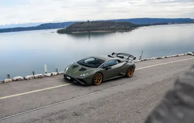 Lamborghini Huracán STO Coupé — Supercars légendaire, 640 ch, quasi neuve — Thumbnail 9