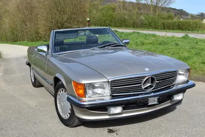 Mercedes-Benz SL 300 1986 — Cabriolet de prestige, état d'origine préservé — Miniatura 7