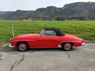Mercedes-Benz 190 SL Oldtimer 1959 — Cabriolet légendaire, authentique et préservé — fianco
