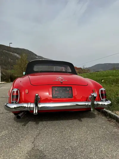 Mercedes-Benz 190 SL Oldtimer 1959 — Cabriolet légendaire, authentique et préservé — cruscotto