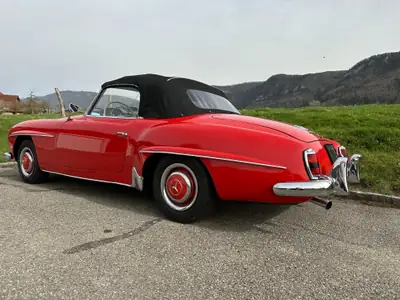 Mercedes-Benz 190 SL Oldtimer 1959 — Cabriolet légendaire, authentique et préservé — Miniatura 10