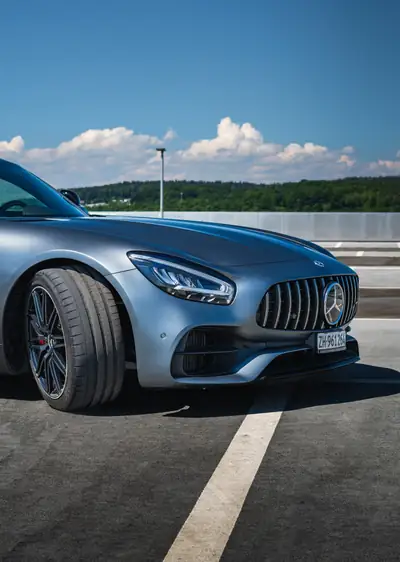 Mercedes-AMG GT C — Coupé sportif 558 ch, 22000 km seulement, garantie 6 ans — vista posteriore