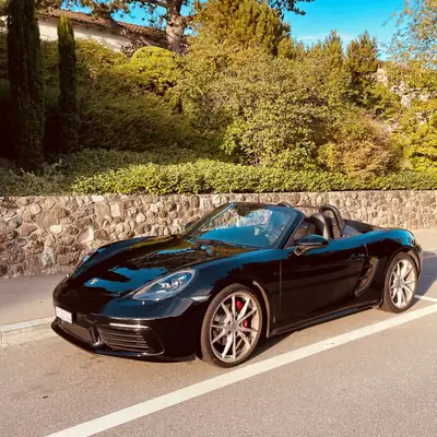 Porsche 718 Boxster S — Roadster sportif, 350 ch et seulement 37'000 km — exterior view