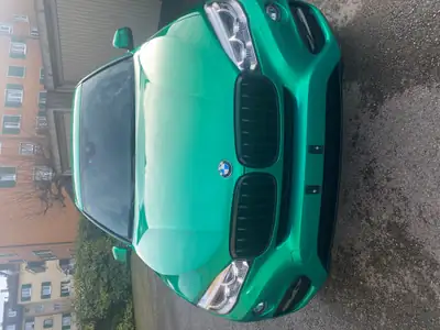 BMW X6 xDrive 30d — SUV coupé premium diesel, covering vert métallisé personnalisé — côté