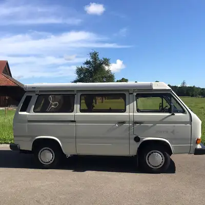 VW T3 Westfalia 1.6 TD — Légende des années 80, véhicule de collection certifié — fianco