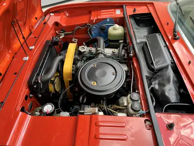 FIAT 124 CC1 1973 — Coupé cabriolet vintage, 68'000 km, sans sinistre — Seitenansicht