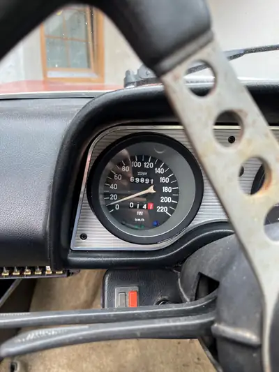 FIAT 124 CC1 1973 — Coupé cabriolet vintage, 68'000 km, sans sinistre — Miniatur 14
