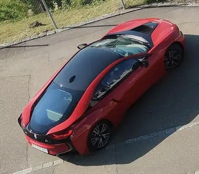 BMW i8 Coupé Protonic Red Edition — Hybride rechargeable sportif, 57'100 km seulement — Miniature 12