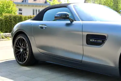 Mercedes-AMG GT Roadster — Cabriolet sportif 476 ch, seulement 9'600 km — arrière