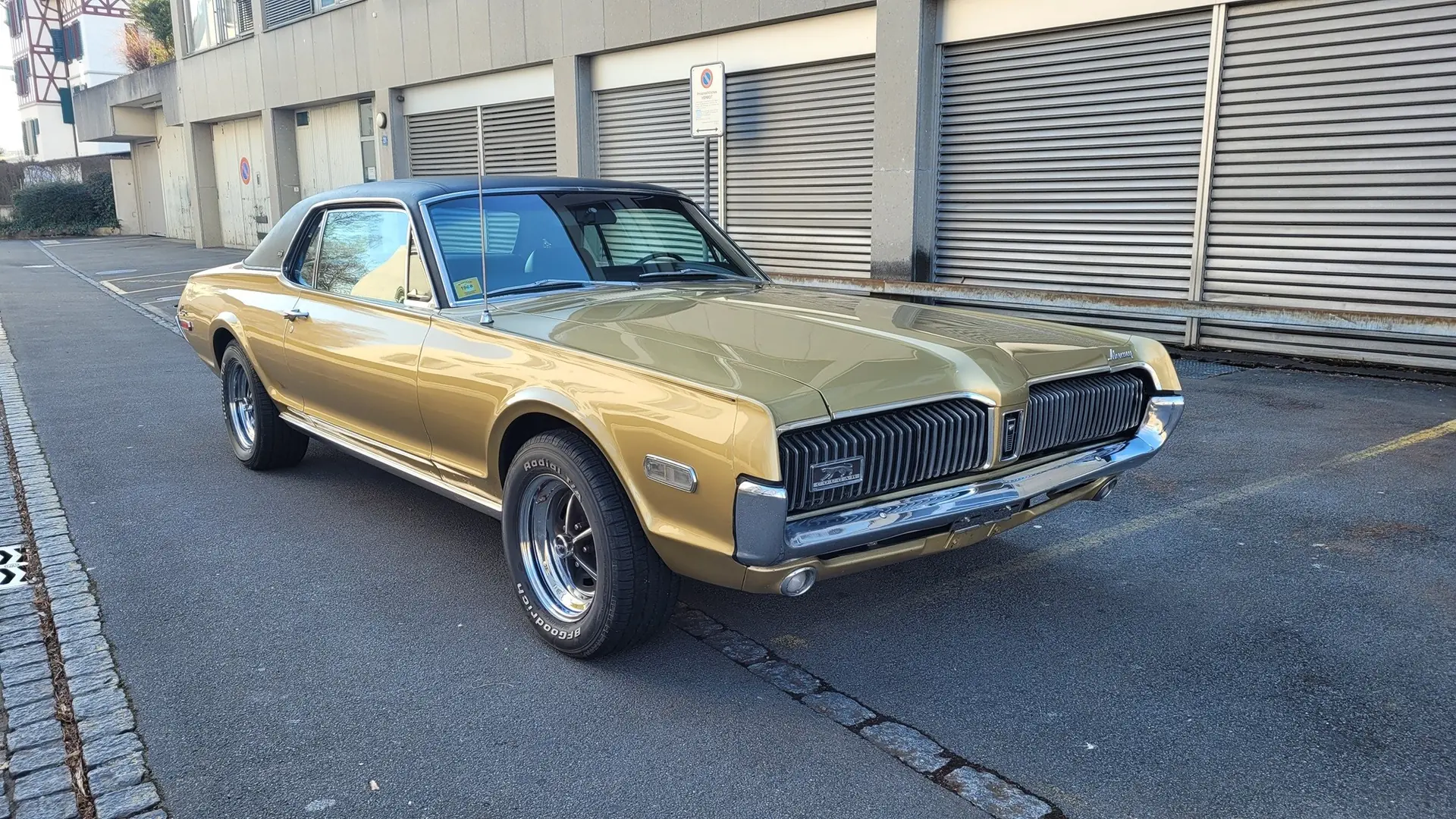 Mercury Cougar XR-7 1968 — Muscle car américain légendaire, seulement 50'000 km — vue extérieure