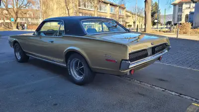 Mercury Cougar XR-7 1968 — Muscle car américain légendaire, seulement 50'000 km — intérieur
