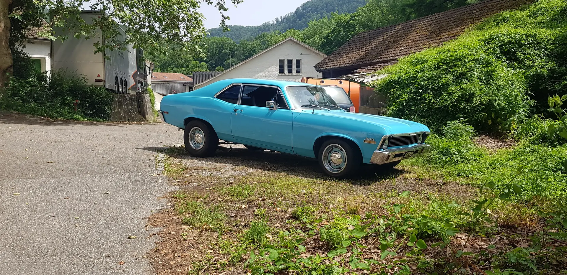 Chevrolet Nova 1972 — Muscle car légendaire, 300 ch, histoire authentique — vue extérieure