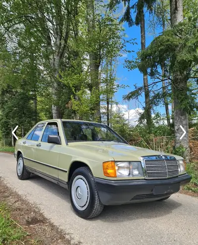 Mercedes-Benz 190 E 2.0 — Berline de prestige des années 80, état impeccable — Außenansicht