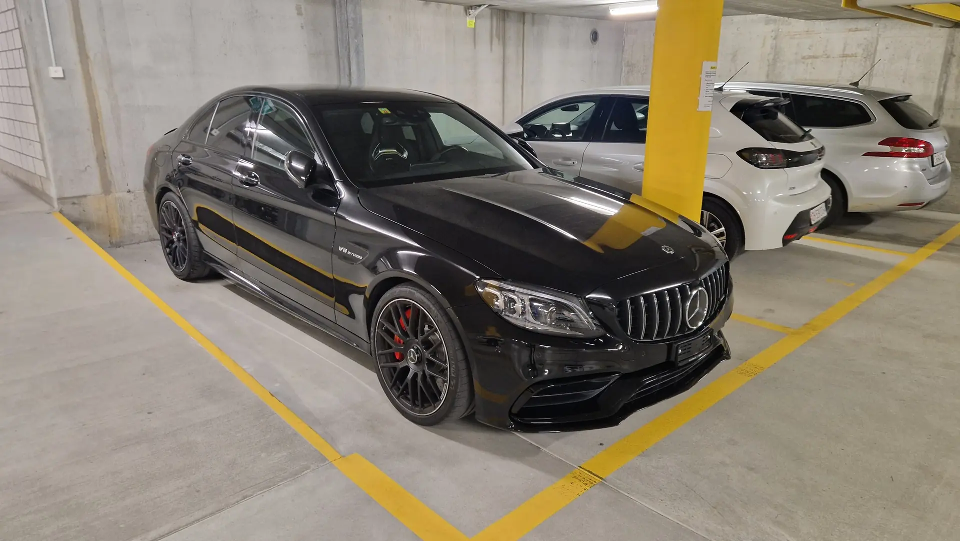 Mercedes-Benz C 63 S AMG Speedshift — Performance brute, garantie constructeur et très peu roulée — vista esterna