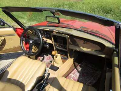 Fiat 124 Spider Pininfarina DS-Spider 1985 — Roadster vintage légendaire, seulement 31'500 km — vista posteriore