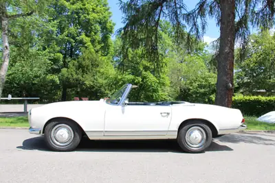 Mercedes-Benz SL 230 Pagode 1964 — Cabriolet de légende, trois places et hardtop — Miniature 12